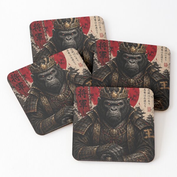 Item preview, Majestic Gorilla Shogun Samurai King designed and sold by Besir26.