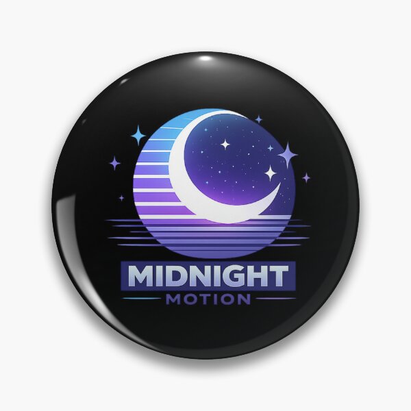 Item preview, Midnight Motion Retro Moon and Stars Minimalist 80s Vector T-Shirt Design designed and sold by Newthingzy.