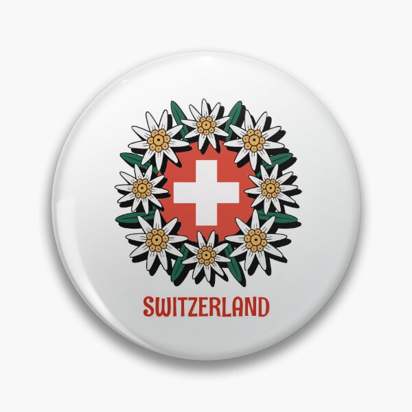 Item preview, Switzerland Edelweiss Swiss National Day designed and sold by AntiqueImages.