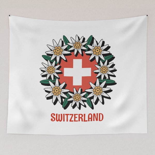 Item preview, Switzerland Edelweiss Swiss National Day designed and sold by AntiqueImages.