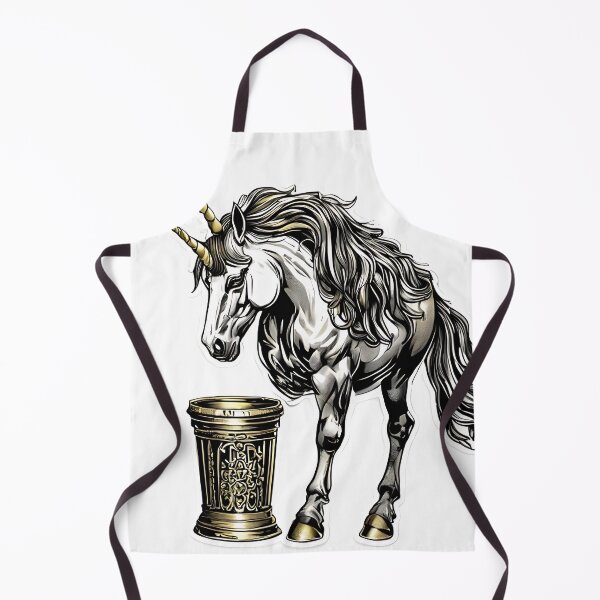 Item preview, Trash Panda: Majestic Unicorn Eating from Decorati designed and sold by Mercella-Inc.