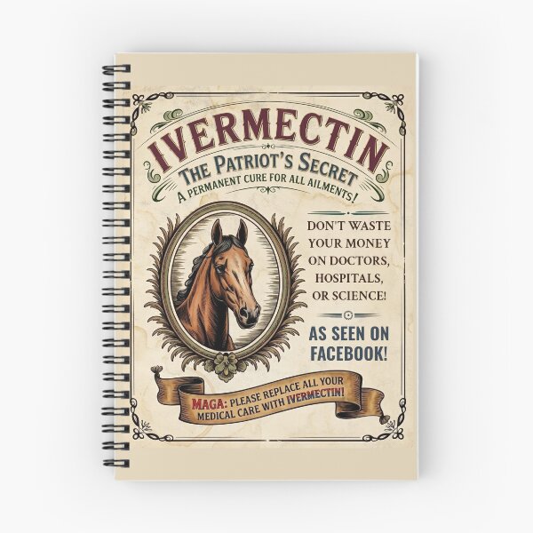 Item preview, Ivermectin: The Patriot’s Secret - Vintage Sarcastic Flyer designed and sold by 3MillsDesign.
