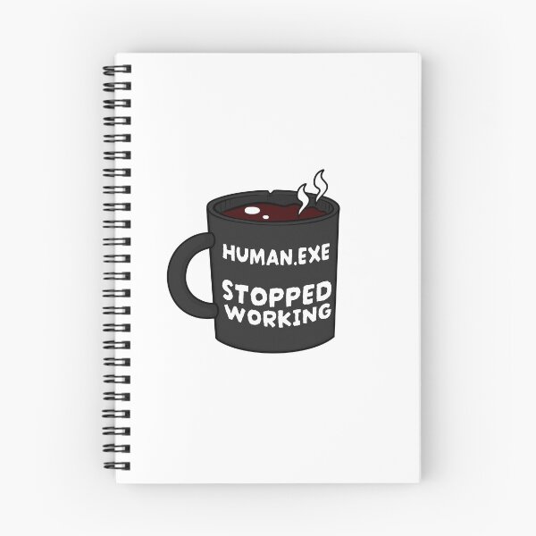 Item preview, Human.exe Stopped Working – Funny Office Mood Coffee Mug designed and sold by ben.comictell.