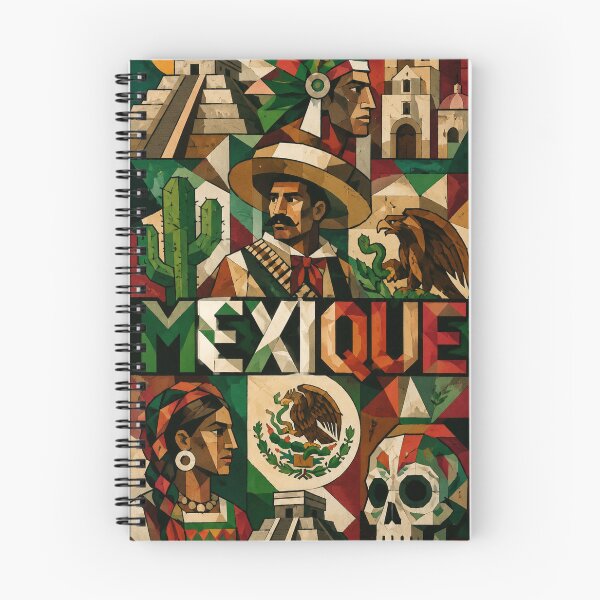 Item preview, Mexico Cubist Art Poster – Chichen Itza Day of the Dead Wall Art – ZK PRO designed and sold by zalakopro.