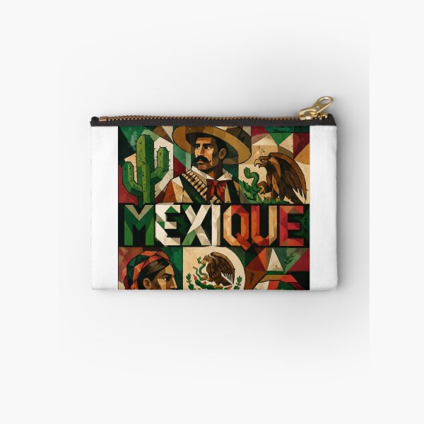 Item preview, Mexico Cubist Art Poster – Chichen Itza Day of the Dead Wall Art – ZK PRO designed and sold by zalakopro.