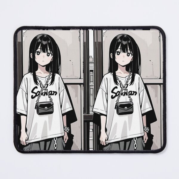 Item preview, Fashion - Man in Black Top Cargo Pants Chain Wallet Streetwear Anime Variant 7 designed and sold by AnimeShin.