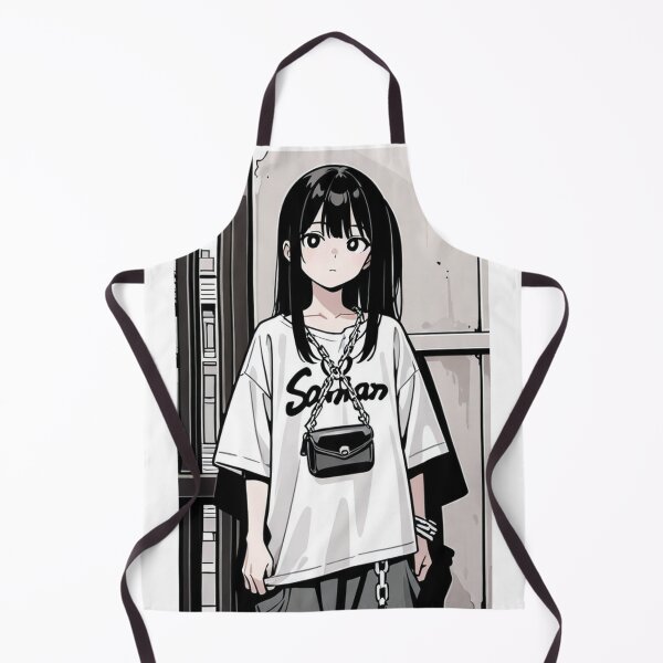 Item preview, Fashion - Man in Black Top Cargo Pants Chain Wallet Streetwear Anime Variant 7 designed and sold by AnimeShin.