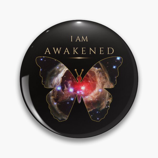 Item preview, I AM AWAKENED – Spiritual Awakening Butterfly | Identity in Christ Art designed and sold by KittenAndCo.