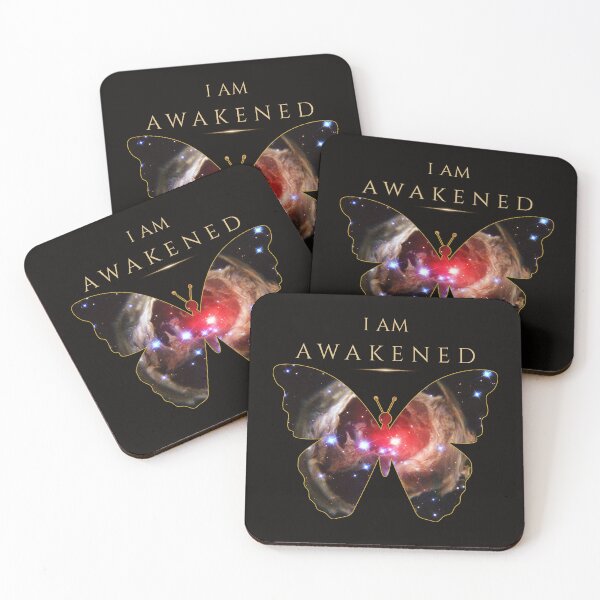 Item preview, I AM AWAKENED – Spiritual Awakening Butterfly | Identity in Christ Art designed and sold by KittenAndCo.