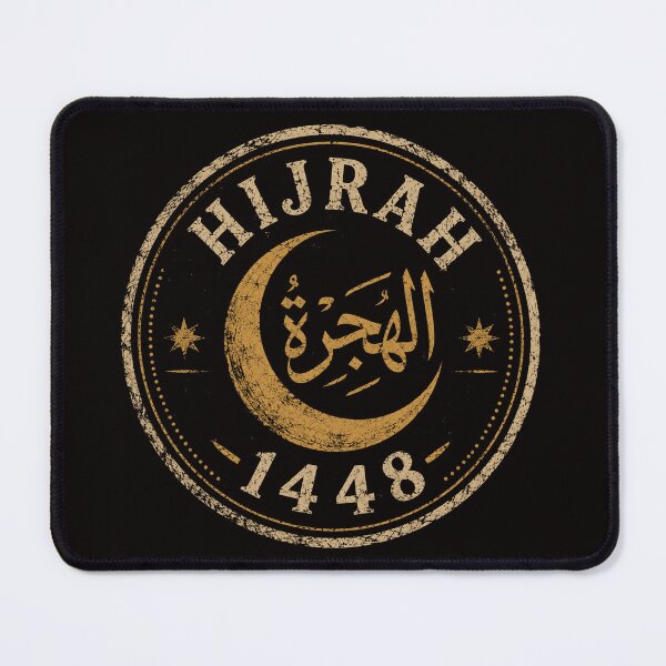 Item preview, Hijrah 1448 - Vintage Islamic New Year Stamp designed and sold by thebestoffer.