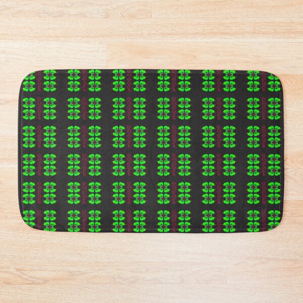 Item preview, Psychedelic Chameleon | Green & Red Chameleon Pattern on Black designed and sold by Doodle District.