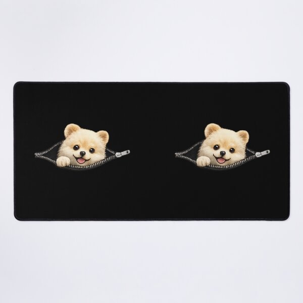 Item preview, Cute Pomeranian Puppy Peeking Out of Zipper Dog Lover Graphic T-Shirt designed and sold by PoojaArtLab.