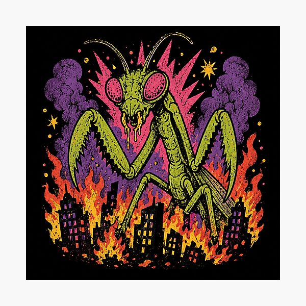 Item preview, Monster Mantis Monday designed and sold by PerlowskiArt.