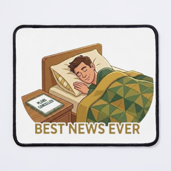 Item preview, Plans Cancelled Best News Ever Funny Introvert designed and sold by Northern Glow Art.