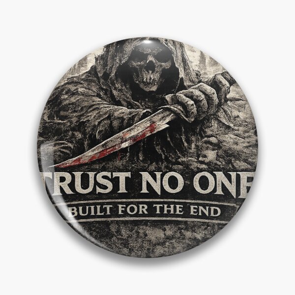 Item preview, Trust No One – Built For The End | Dark Gothic Streetwear designed and sold by Shadow-District.