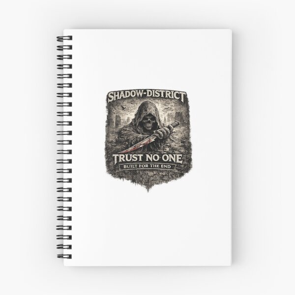 Item preview, Trust No One – Built For The End | Dark Gothic Streetwear designed and sold by Shadow-District.