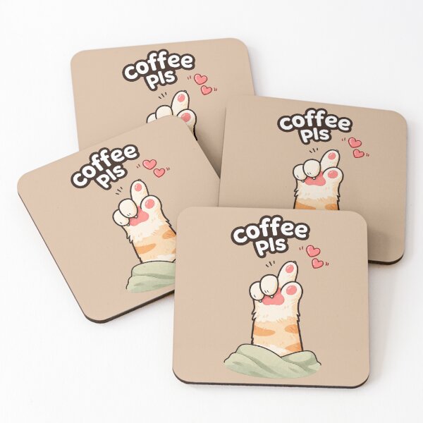 Item preview, Coffee Pls Cat Paw designed and sold by StillWildink.