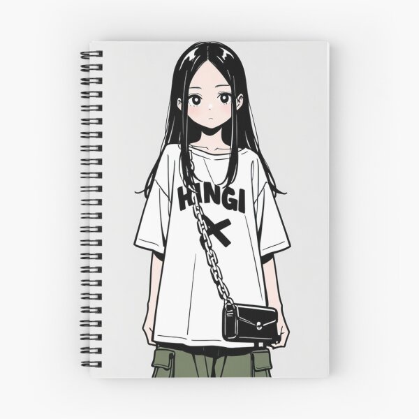 Item preview, Fashion - Man in Black Top Cargo Pants Chain Wallet Streetwear Anime Variant 8 designed and sold by AnimeShin.