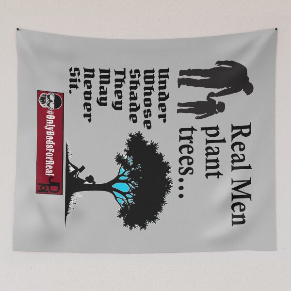 Item preview, Real Men Plant Trees (Gray) *More Colors Available in Collection designed and sold by OnlyDadsForReal.