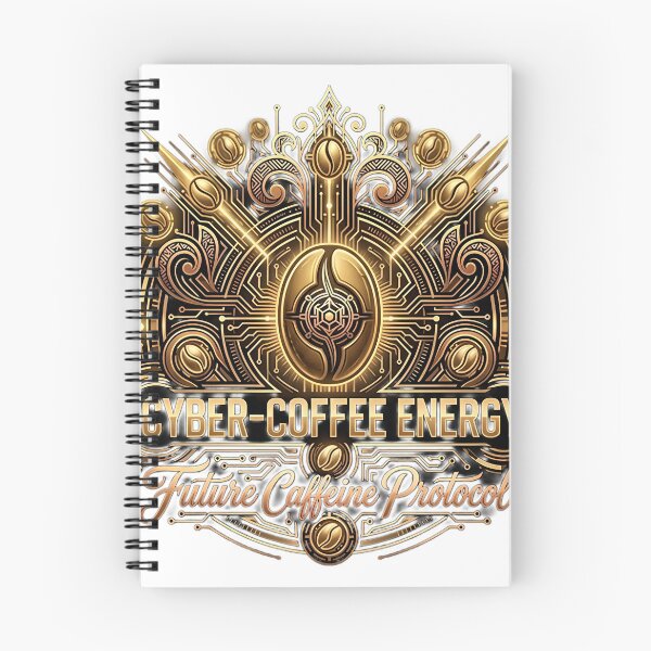 Item preview, Golden Cyber-Coffee Protocol: Future Caffeine Energy designed and sold by SupernovaNote.