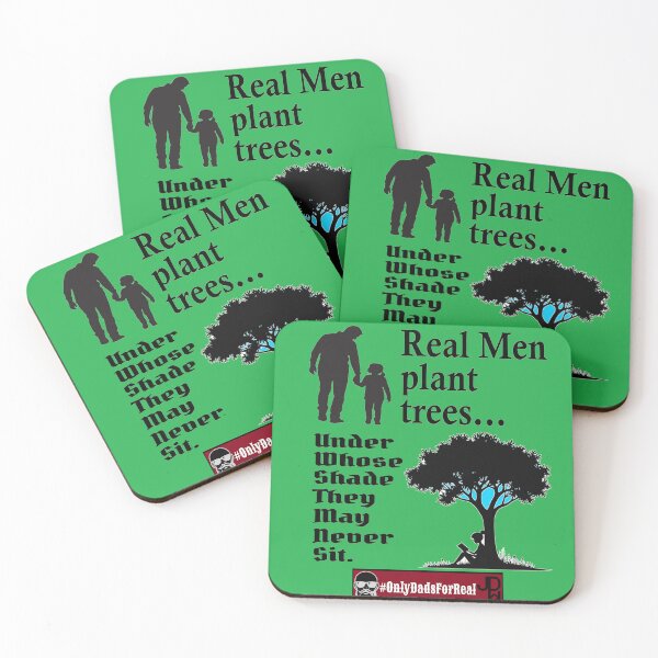Item preview, Real Men Plant Trees (Green) *More Colors Available in Collection designed and sold by OnlyDadsForReal.
