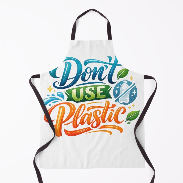 Item preview, Don't Use Plastic – Save Nature Typography Design designed and sold by Sticleg.