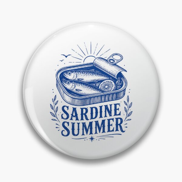 Artikelvorschau, Sardinen Sommer Küstenfisch Dosenfisch Design entworfen und verkauft von itsmorabit.