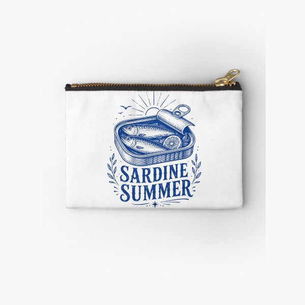 Item preview, Sardine Summer Coastal Tinned Fish Design designed and sold by itsmorabit.