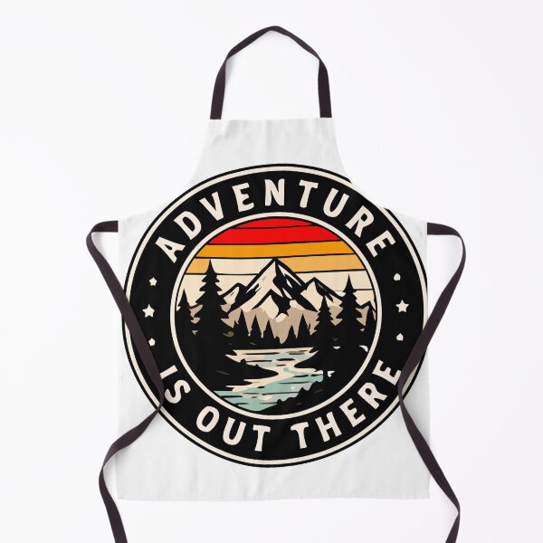 Item preview, Adventure Is Out There | Retro Mountain Explorer Badge Design designed and sold by FAFshop.