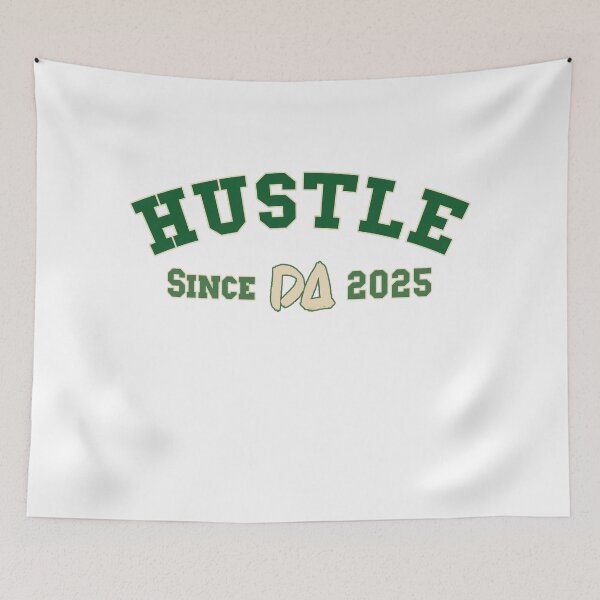Item preview, Vintage Varsity Hustle Since 2025 Typography Retro Streetwear Graphic designed and sold by DesignArtist.ia.