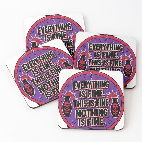 Item preview, The Everything is Fine Mood Timer designed and sold by Squiggle Happy.