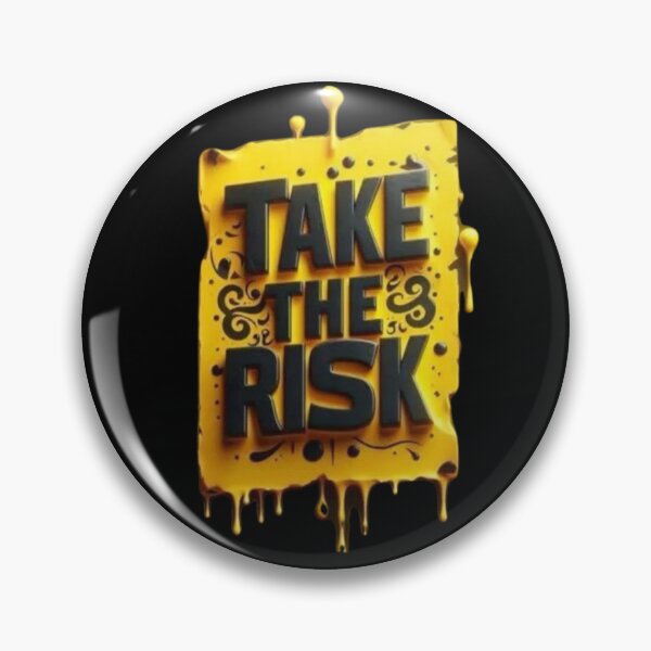 Item preview, Take The Risk Motivation - 3D Yellow Dripping Typography designed and sold by gokhanuzen.