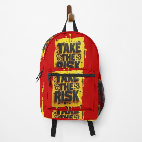 Item preview, Take The Risk Motivation - 3D Yellow Dripping Typography designed and sold by gokhanuzen.