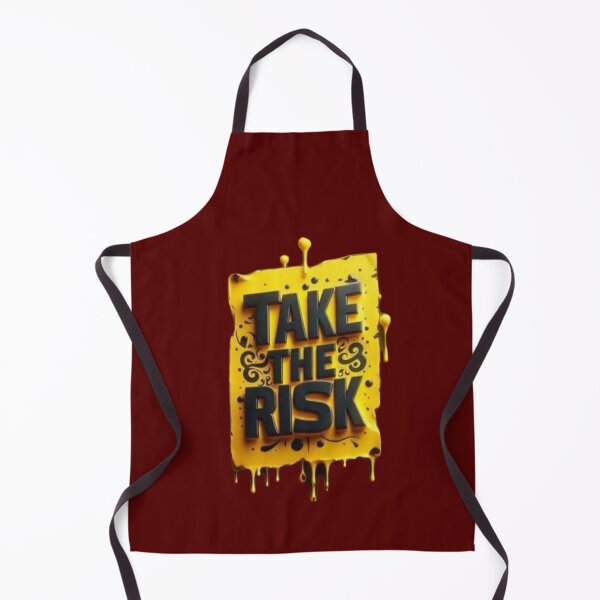 Item preview, Take The Risk Motivation - 3D Yellow Dripping Typography designed and sold by gokhanuzen.