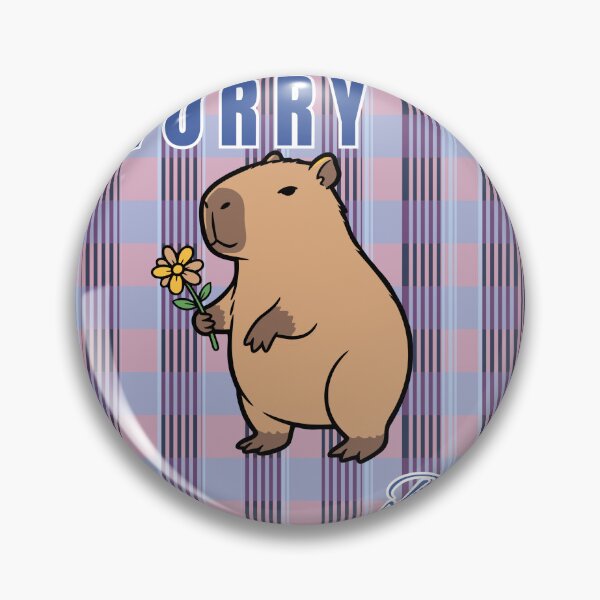 Item preview, Retro Don't Worry Be Capy Plaid Graphic designed and sold by SoftAuraStudi0.