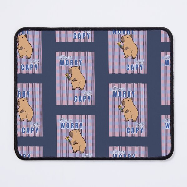 Item preview, Retro Don't Worry Be Capy Plaid Graphic designed and sold by SoftAuraStudi0.