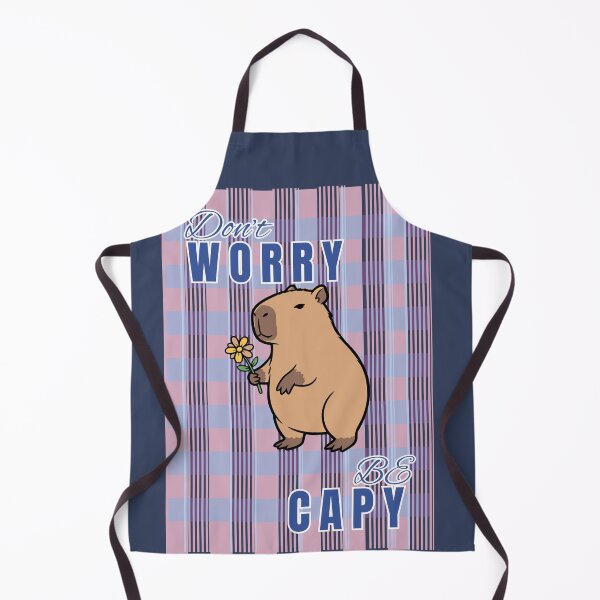 Item preview, Retro Don't Worry Be Capy Plaid Graphic designed and sold by SoftAuraStudi0.