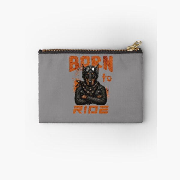 Item preview, Doberman Biker Design – Born To Ride Funny Motorcycle Doberman Gift designed and sold by PixelsPaws.