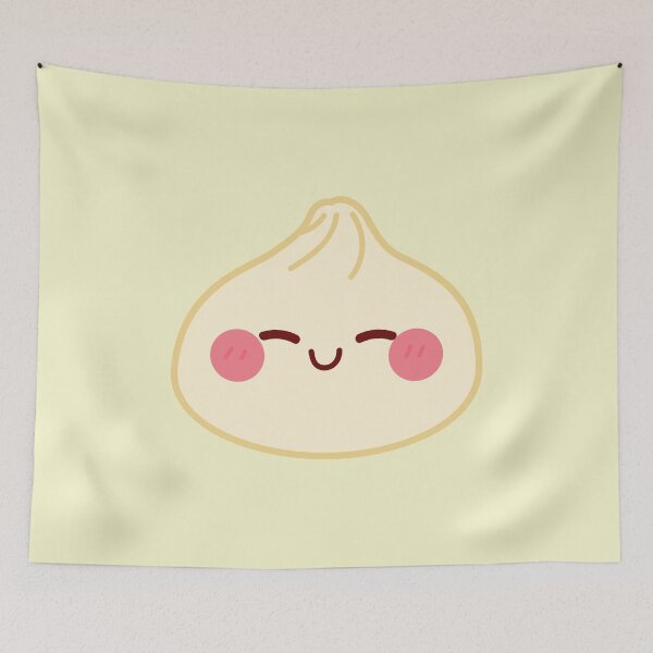 Item preview, Light yellow squishy Dumpling – Cute Kawaii Food Character Design designed and sold by EmeraldeaArt.
