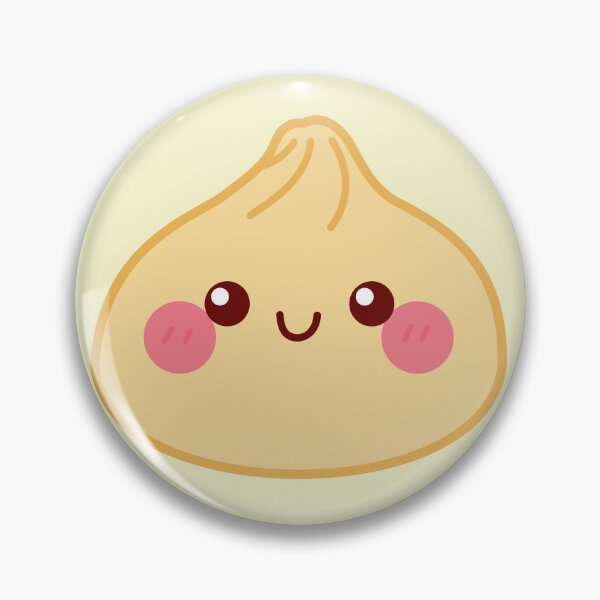 Item preview, Darker yellow squishy Dumpling – Cute Kawaii Food Character Design designed and sold by EmeraldeaArt.