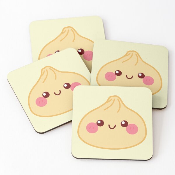Item preview, Darker yellow squishy Dumpling – Cute Kawaii Food Character Design designed and sold by EmeraldeaArt.
