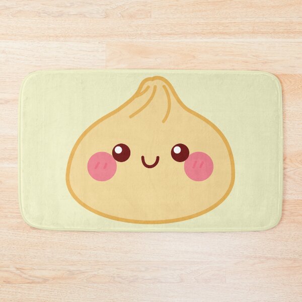 Item preview, Darker yellow squishy Dumpling – Cute Kawaii Food Character Design designed and sold by EmeraldeaArt.