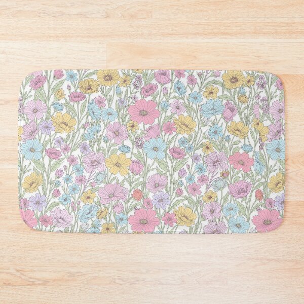 Item preview, Vintage Wildflower Pattern Cottagecore Pastel Floral designed and sold by NuvoraNest.