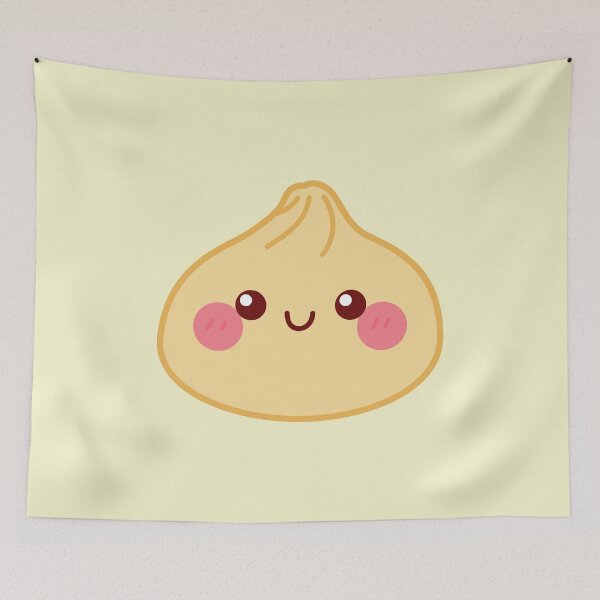 Item preview, Darker yellow squishy Dumpling – Cute Kawaii Food Character Design designed and sold by EmeraldeaArt.
