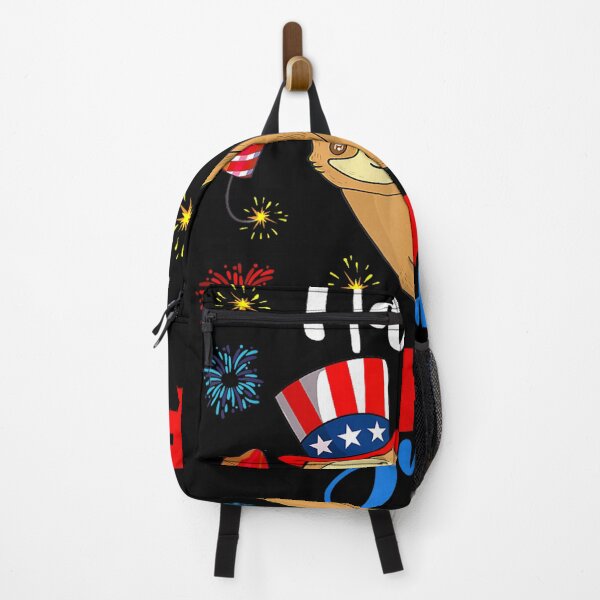 Item preview, patriotic american flag sloth happy 4th of july usa designed and sold by CAnastazyshop.