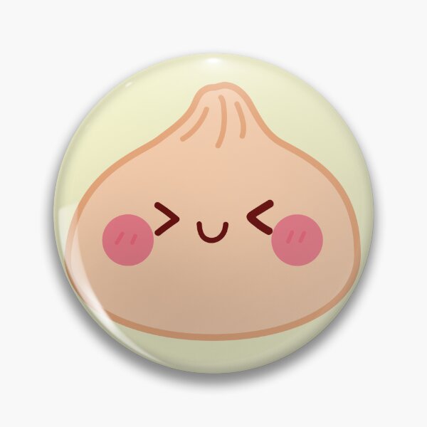 Item preview, Orange yellow squishy Dumpling – Cute Kawaii Food Character Design designed and sold by EmeraldeaArt.