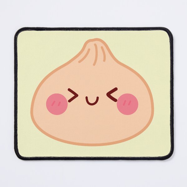 Item preview, Orange yellow squishy Dumpling – Cute Kawaii Food Character Design designed and sold by EmeraldeaArt.