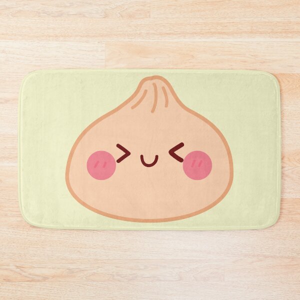 Item preview, Orange yellow squishy Dumpling – Cute Kawaii Food Character Design designed and sold by EmeraldeaArt.