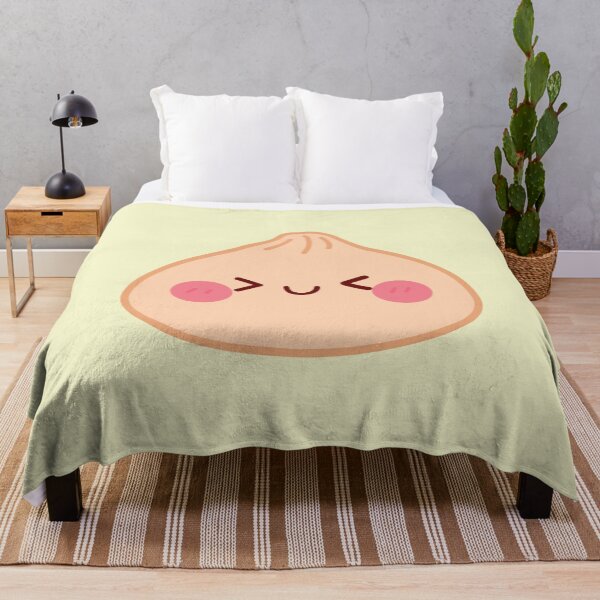 Item preview, Orange yellow squishy Dumpling – Cute Kawaii Food Character Design designed and sold by EmeraldeaArt.