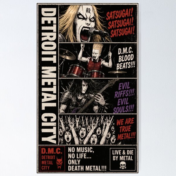 Item preview, Detroit Metal City designed and sold by ToastKreuz.